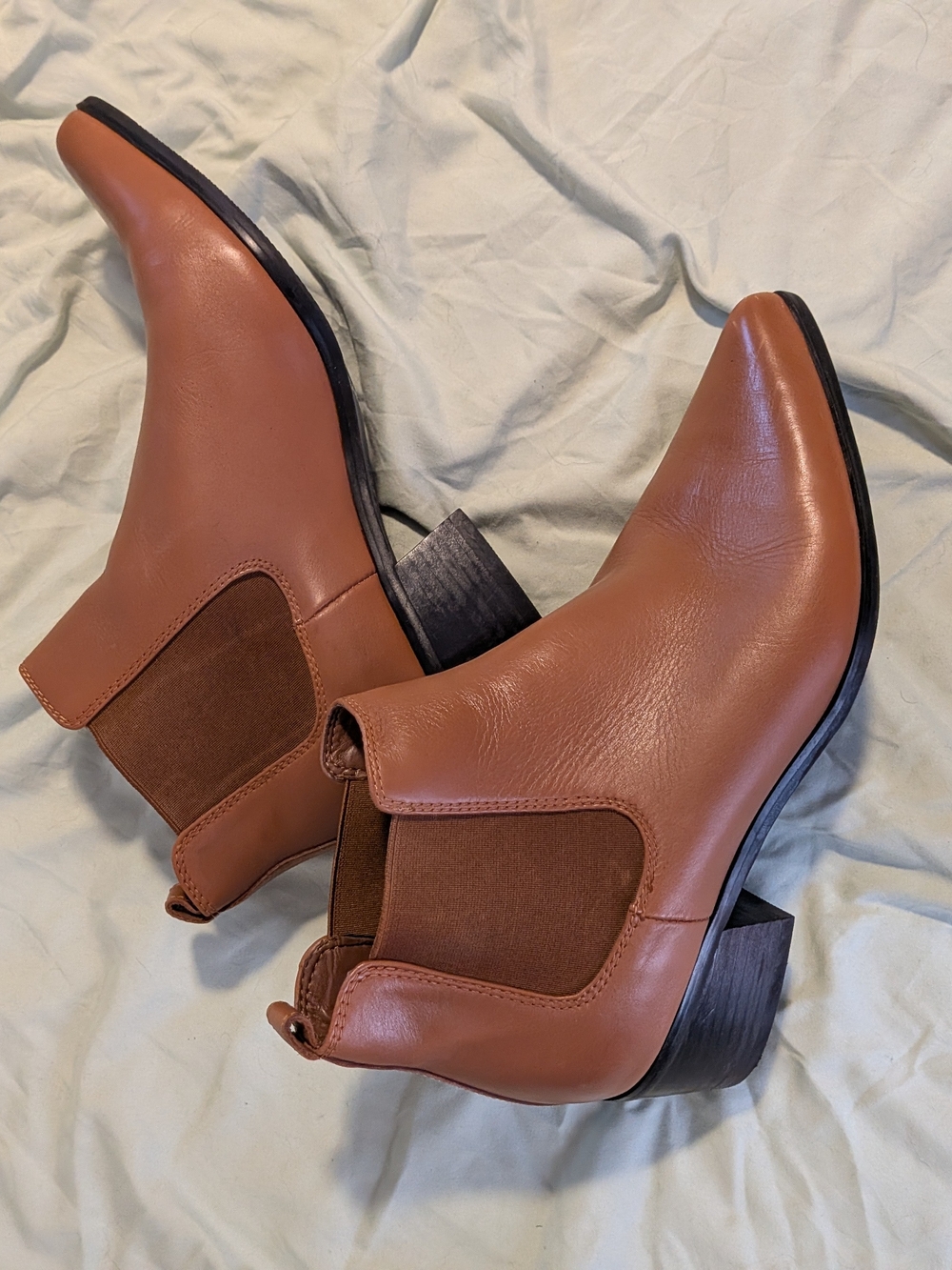 Blondo Cognac Chelsea Ankle Boots